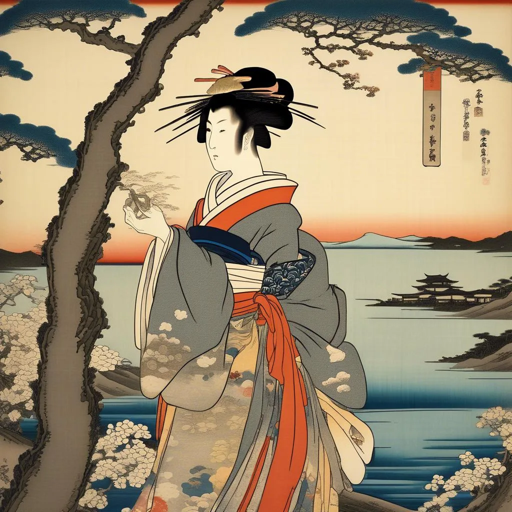 The Promenade – Utagawa Toyokuni