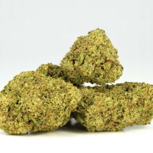 Close-up of dry cannabis buds.