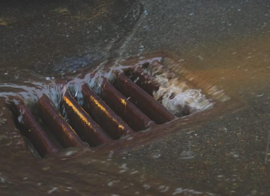 Installation of permeable pavement for improved stormwater infiltration