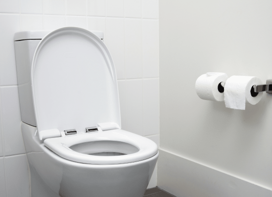 Restored toilet drain functionality after professional cleaning