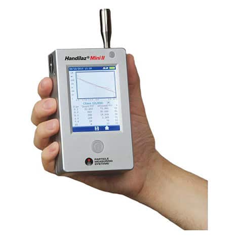 在庫処分 半額 HandiLaz® 携帯型気中パーティクルカウンタ: Mini Particle - II 環境測定器