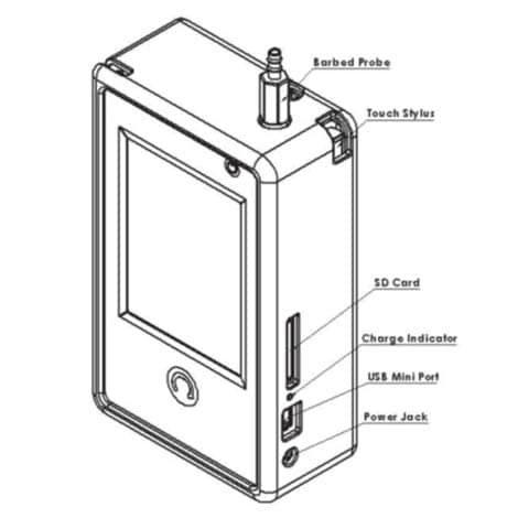 充実の品 Mini HandiLaz® 携帯型気中パーティクルカウンタ: II Particle - 環境測定器