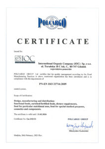 ISO 22716 - Dobra Praktyka Produkcyjna (GMP) Kosmetyki