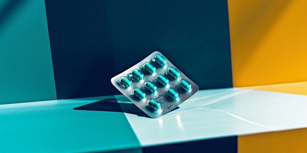 Blister z kapsułkami probiotycznymi – przykład profesjonalnego pakowania