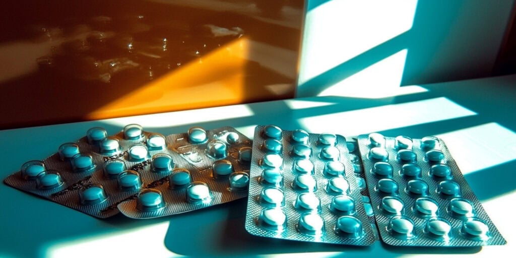 Blister pack z tabletkami w technologii IOC – proces blistrowania