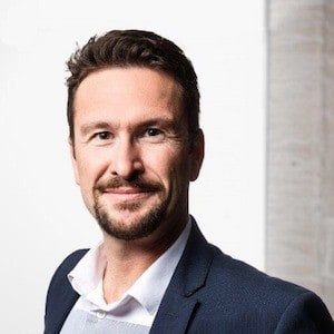 Material Trading Online Business Visitenkarte in der Form einer Onepager Website