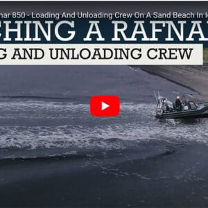 RIB Rafnar Flengur 850 Beaching Trials