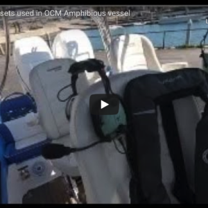 Marine Headsets Used in OCM Amphibious RIB