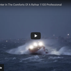 Rough Icelandic Sea in The Comforts of a Rafnar 1100 Professional RIB