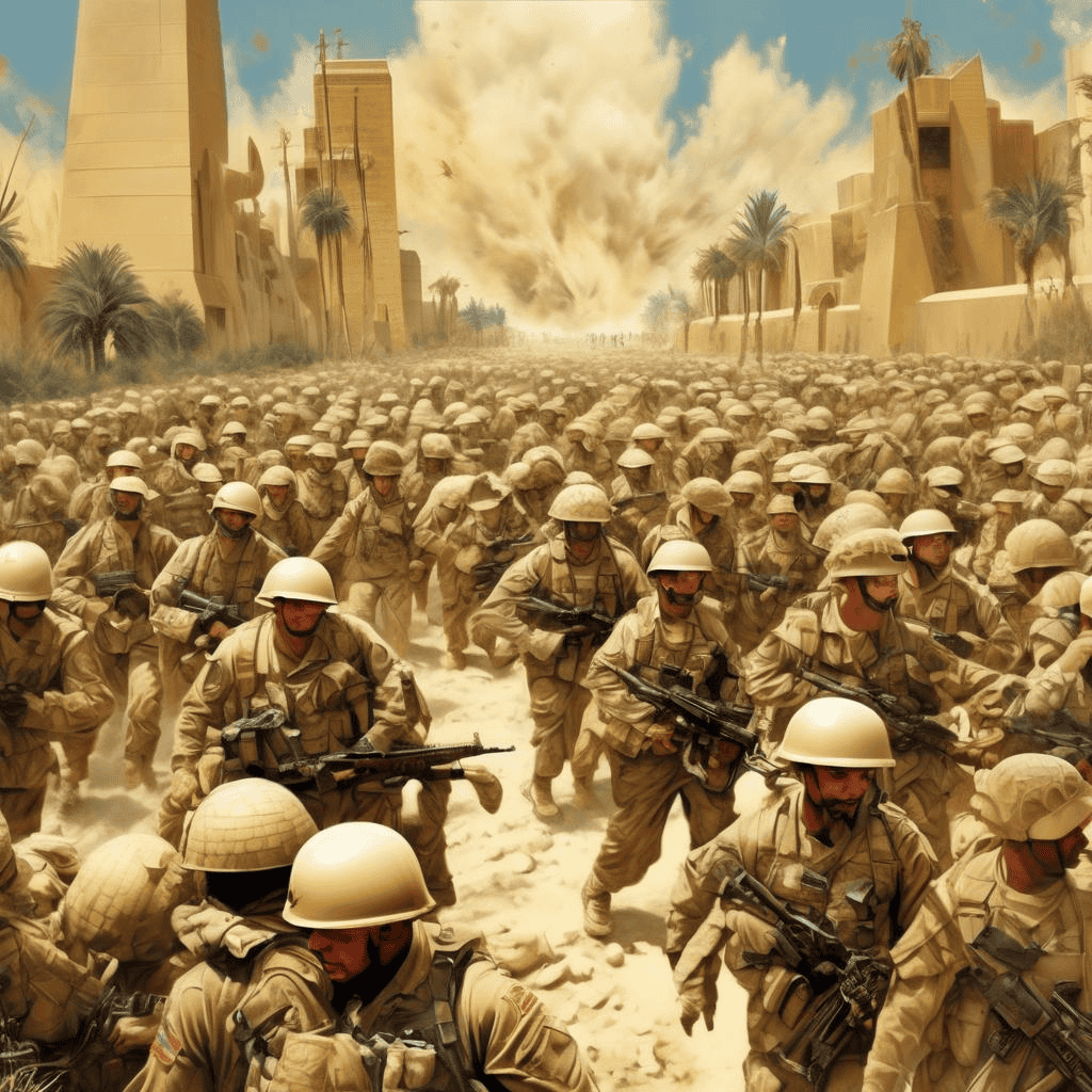 The March Up: Taking Baghdad with the 1st Marine Division by Bing West
