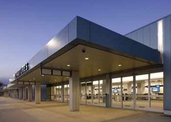 SBD Domestic Airport Terminal Exterior