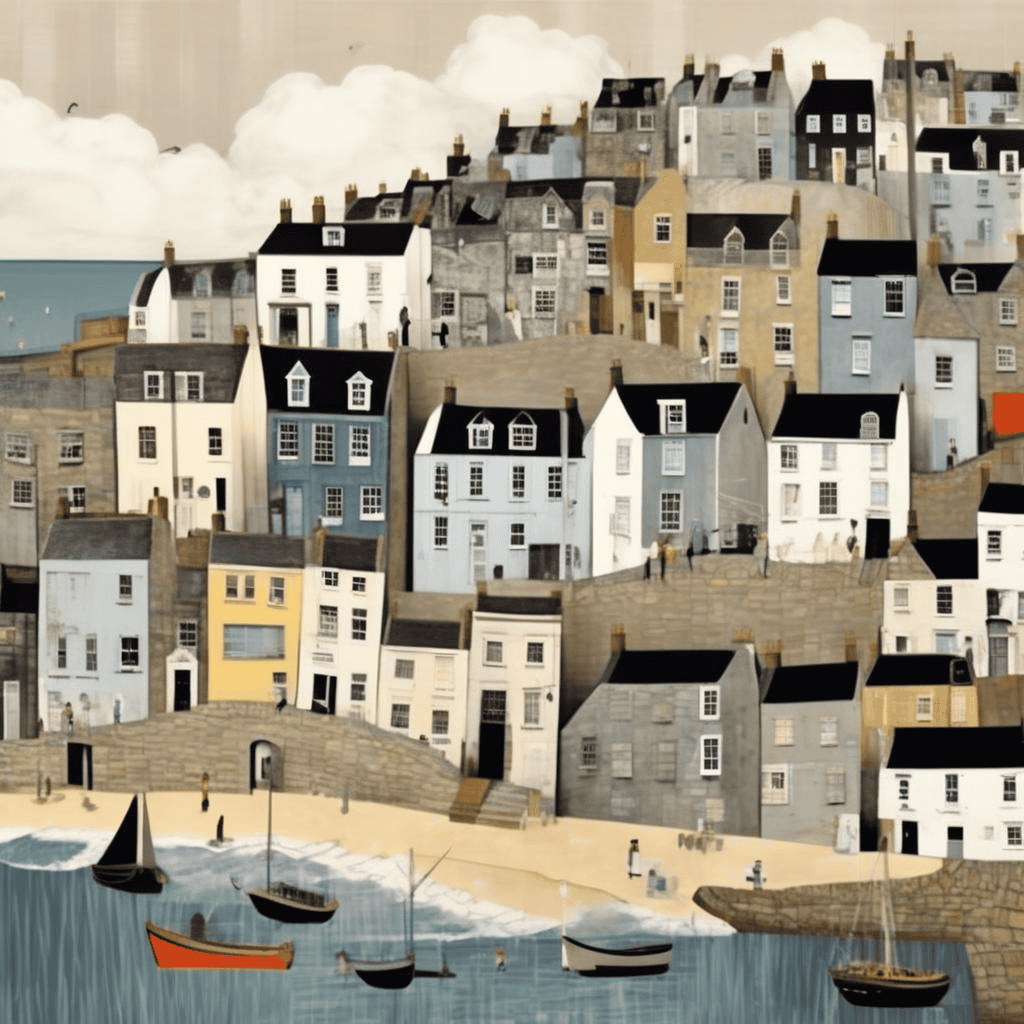 Houses at St Ives, Cornwall – Alfred Wallis