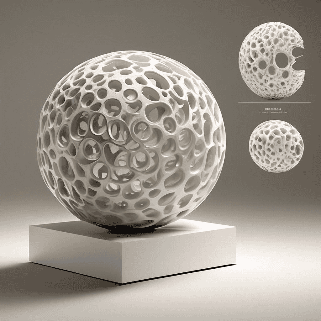 Sphère en 4 morceaux sur un plateau cylindrique – Pol Bury