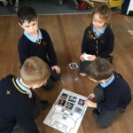 pupils sitting reading