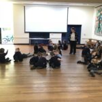 pupils sitting reading