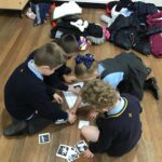 pupils sitting reading