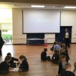 pupils in discussion groups
