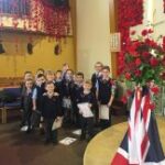 Pupils visiting church