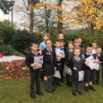 Pupils visiting church