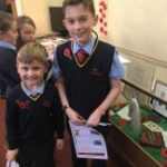 Pupils visiting church