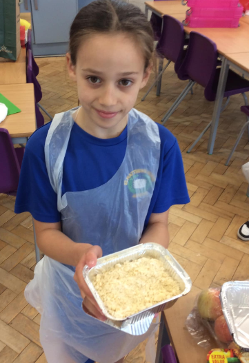 Making Our Own Fruit Crumbles