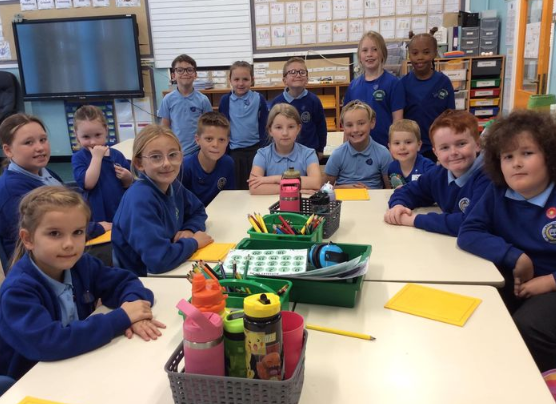 The School Council hold their first meeting of the year!