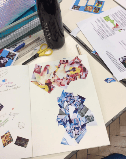 Looking at the style of Cubism