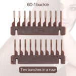 6D extensions buckle first generation brown 02