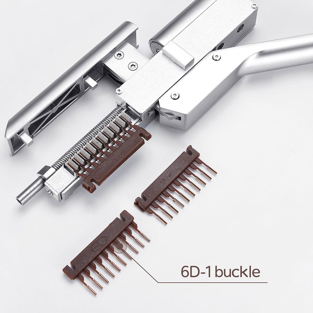 6D hair extensions buckle first generation brown 03