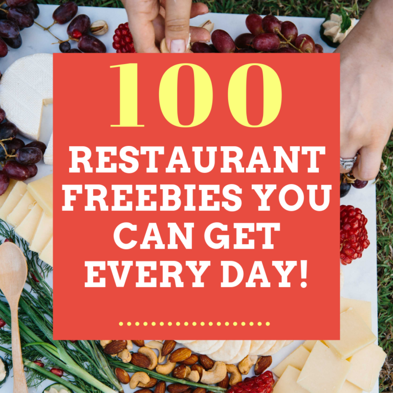restaurant freebies