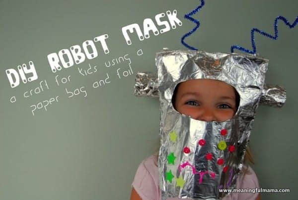 diy robot mask