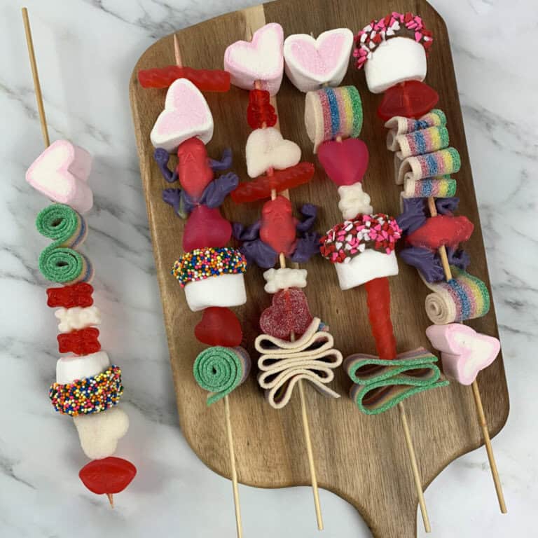 Valentine’s Day Candy Kabobs
