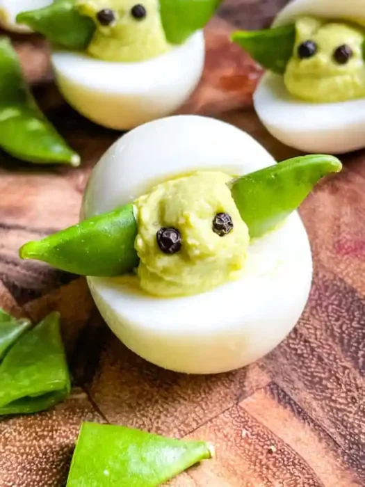 baby yoda deviled eggs