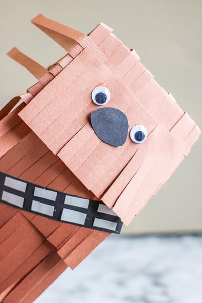 chewbacca paper bag puppet star wars