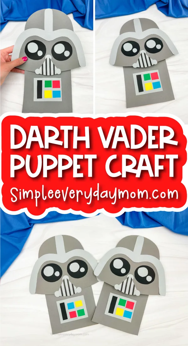 darth vader paper bag puppet pinterest image
