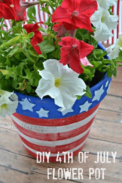 diy 4th of july flower pot craft project1