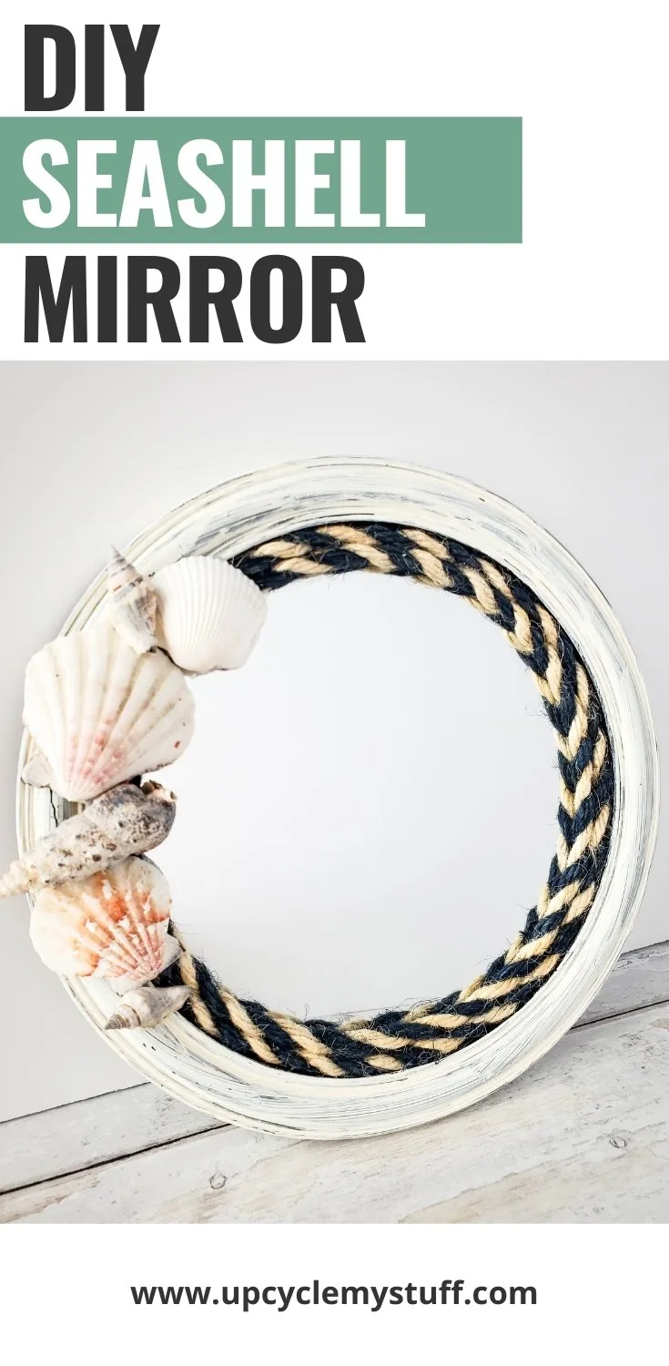 diy seashell mirror