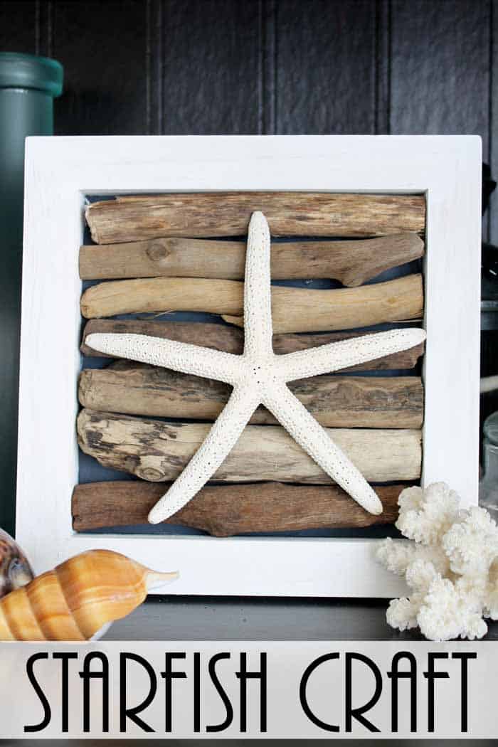 starfish craft easy beach wall art