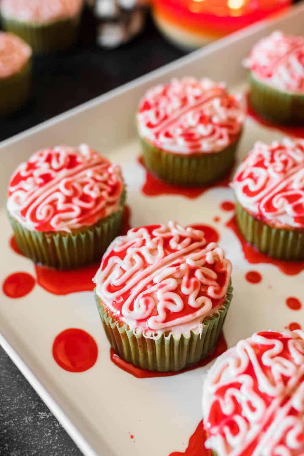 brain cupcakes