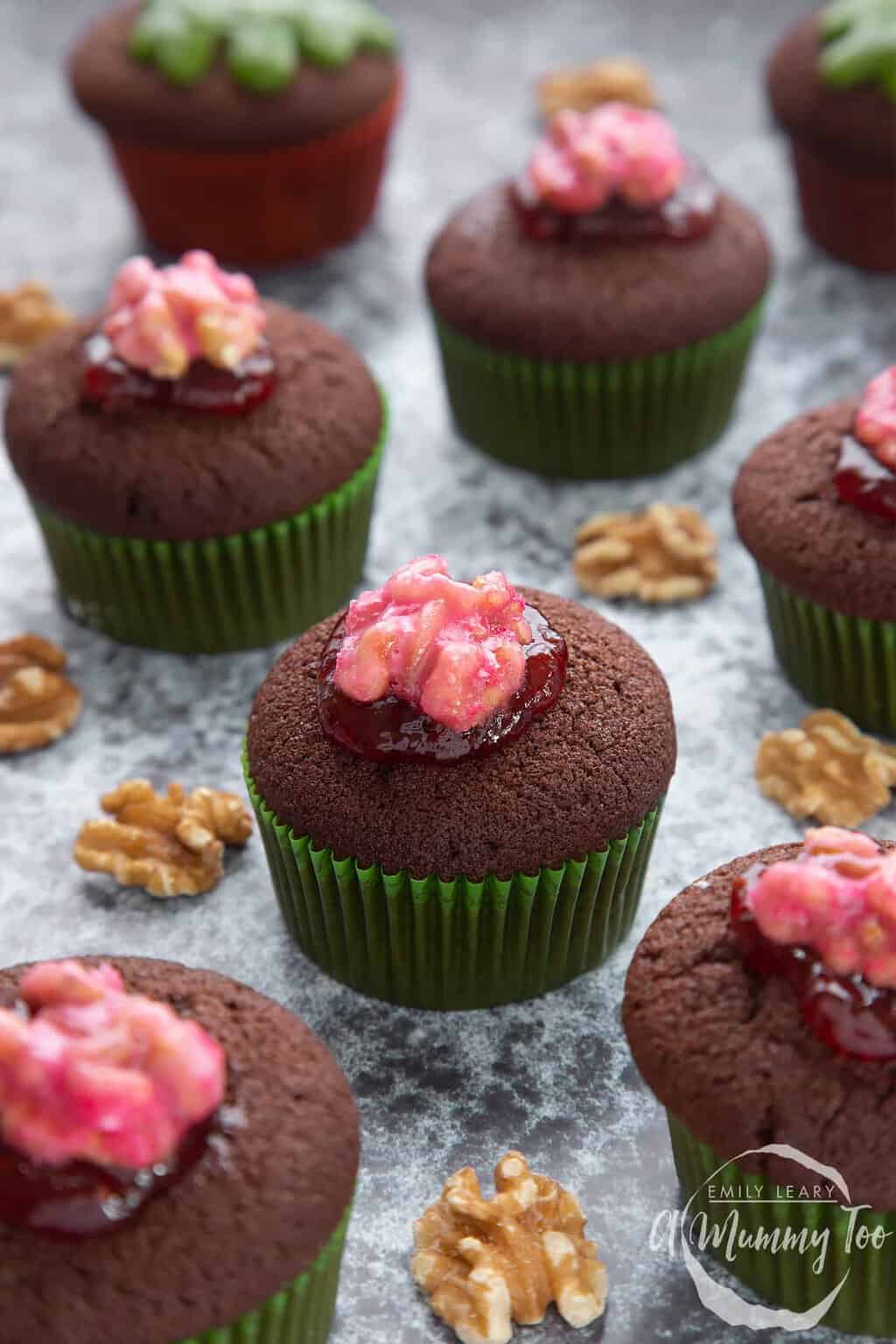 gory halloween cupcakes 1