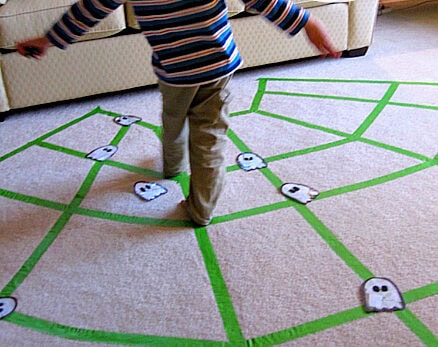 spider web walking 