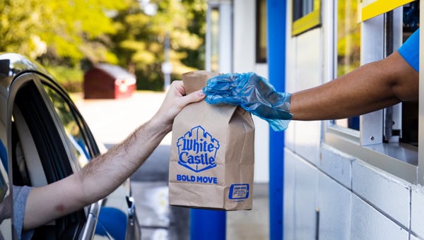 white castle drive thru pick up