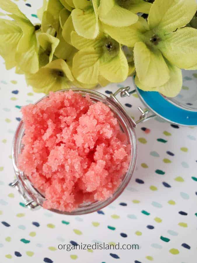 peach mango sugar scrub image