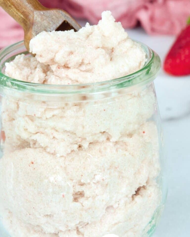whipped sugar scrub