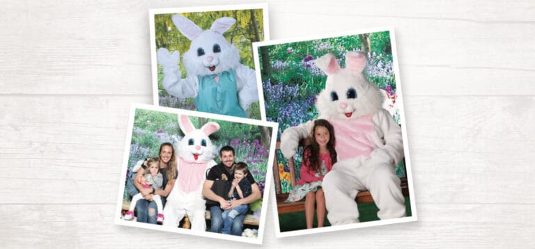 easter bunny pic at bass pro
