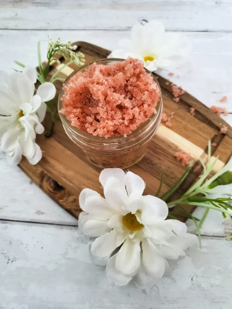 honey almond sugar scrub diy scaled
