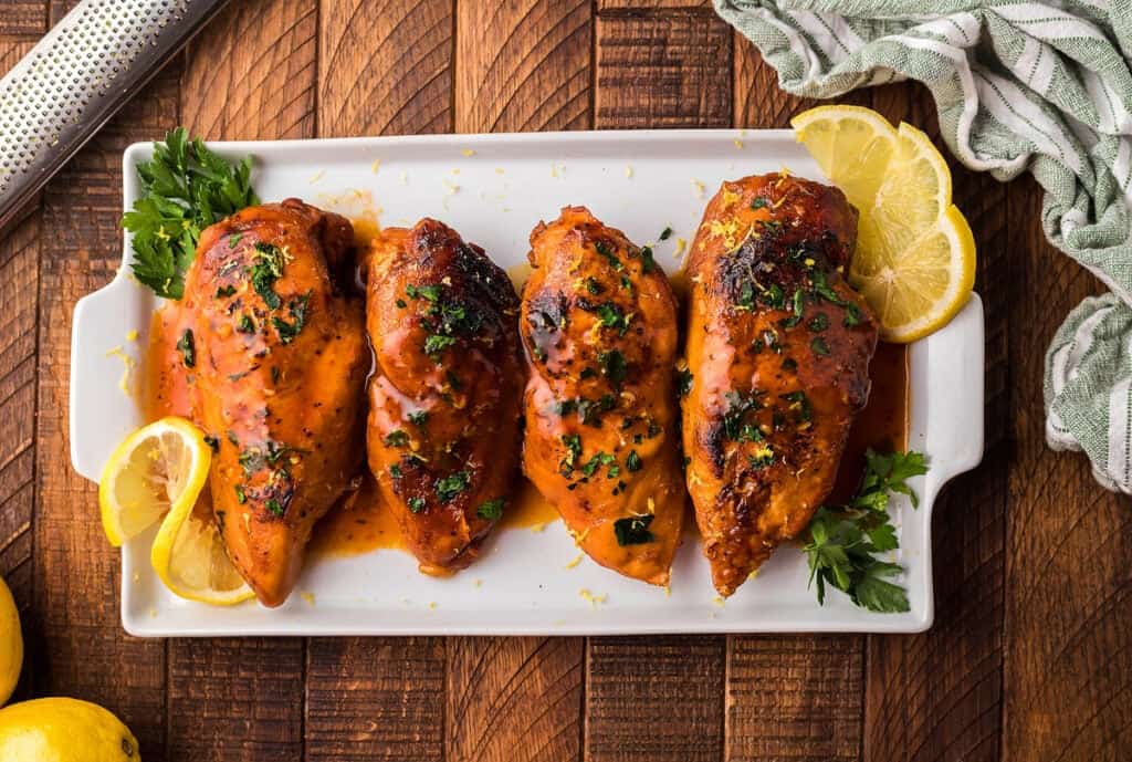 delicious slow cooker lemonade chicken