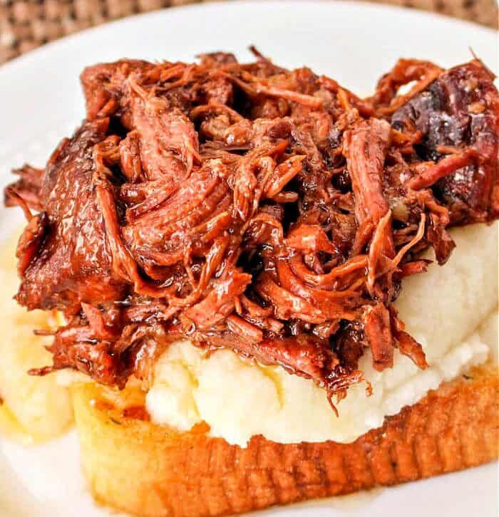 slow cooker beef manhattan recipe
