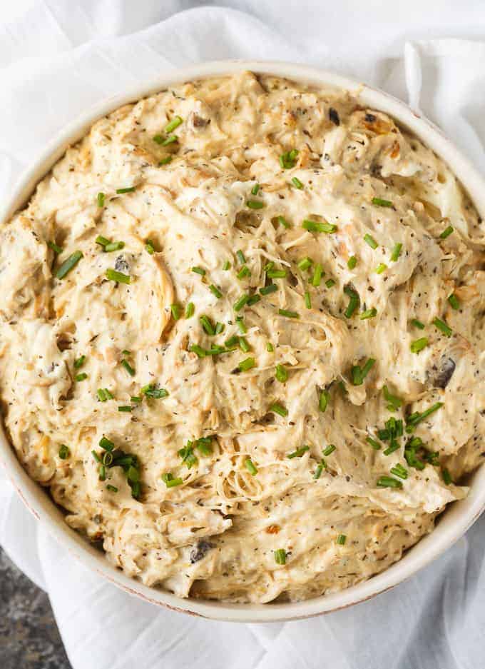 slow cooker cream cheese chicken