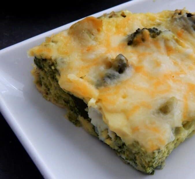 green veggie crockpot quiche